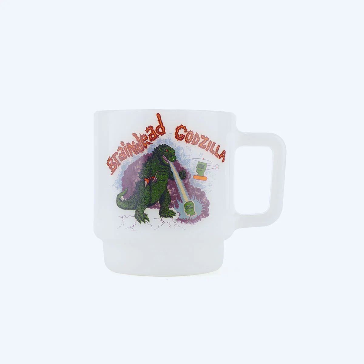 Brain Dead x Godzilla Milk Glass