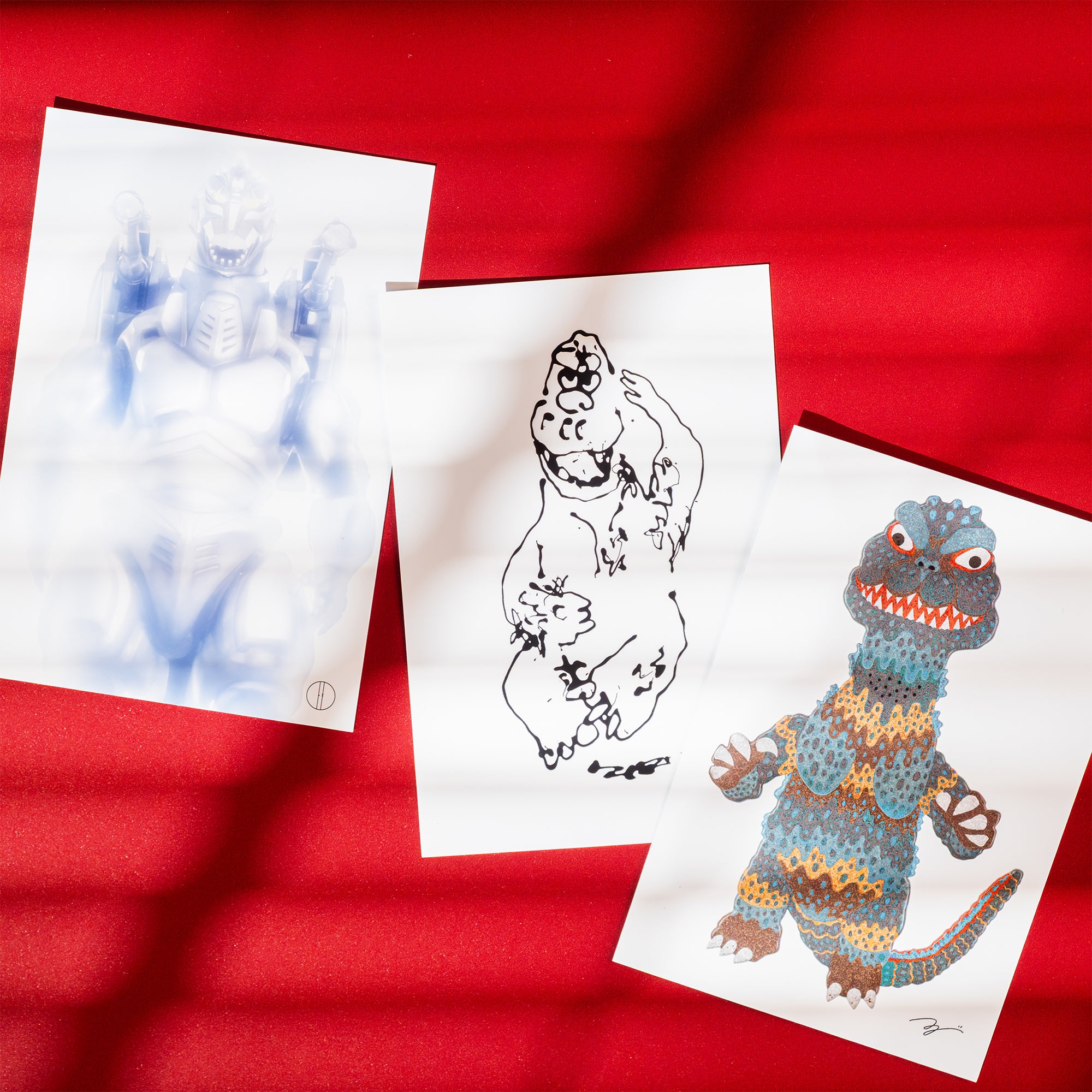 Godzilla the Art Kotaro Abe Postcard - Image 4