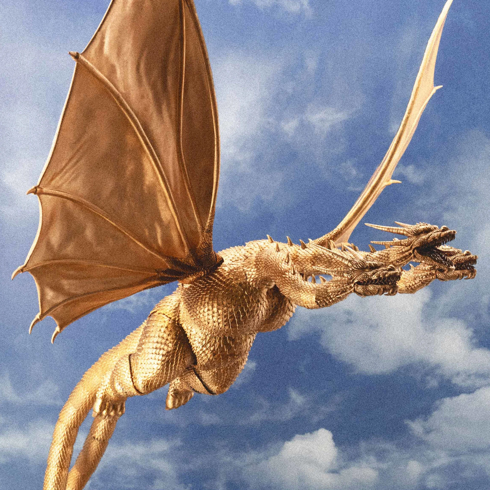 HIYA  Exquisite Basic Godzilla (1991) King Ghidorah Figure - Image 7
