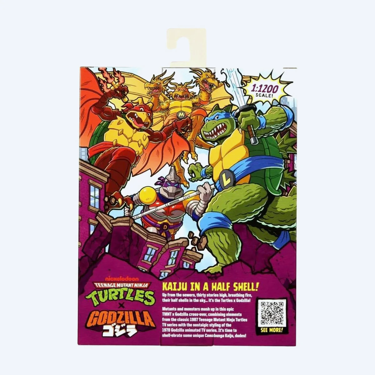 Teenage Mutant Ninja Turtles & Godzilla Cross-over: Michelangelo x King Ghidorah Figure - Image 6